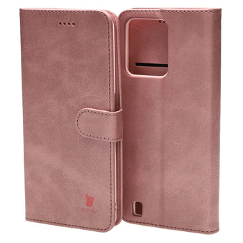 Etui Bizon Case Wallet do Realme C31, jasnoróżowe