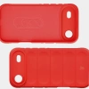 Pancerne etui Bizon Case Tur do iPhone Air, czerwone
