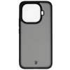 Etui Bizon Case Angelo do Xiaomi 15T Pro, przydymione z czarną ramką