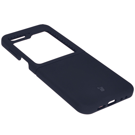 Silikonowe etui Bizon Soft Case do Galaxy Z Flip7 FE / Z Flip6, ciemnoniebieskie