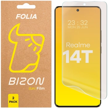 Folia matowa Bizon Glass Film Sun Duo do Realme 14T 5G, 2 sztuki
