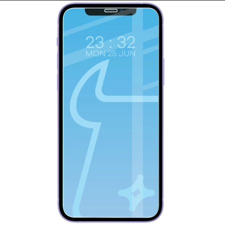 Szkło hartowane Bizon Glass Clear Duo do iPhone 12 Mini, 2 sztuki