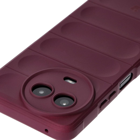Pancerne etui Bizon Case Tur do Realme 11 5G, burgundowe
