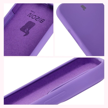 Silikonowe etui Bizon Soft Case do Honor 400 Lite, fioletowe
