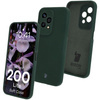 Silikonowe etui Bizon Soft Case do Honor 200 Lite, ciemnozielone