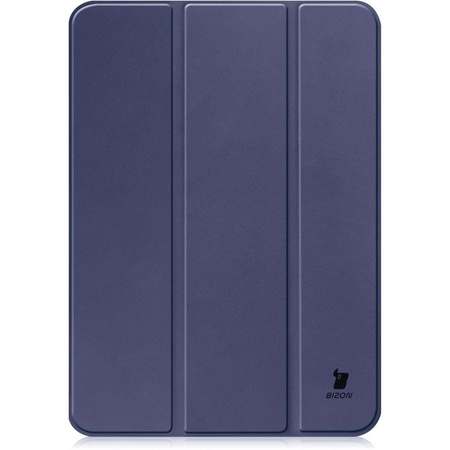 Etui Bizon Case Tab Croc do  iPad 11 / 10 gen. 2025 / 2022, granatowe