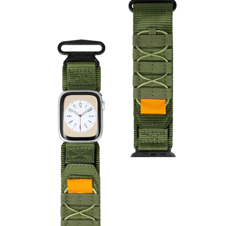 Sportowy pasek do zegarka Bizon Strap Watch Adventure do Apple Watch 38/40/41 mm, khaki