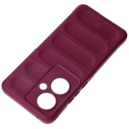 Pancerne etui Bizon Case Tur do Oppo Reno11 F 5G, ciemnofioletowe