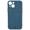 Etui Bizon Case Silicone Magnetic Sq do iPhone 13 Mini, granatowe