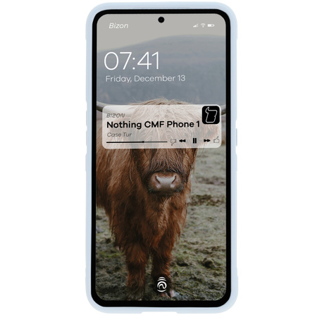 Pancerne etui Bizon Case Tur do Nothing CMF Phone 1, jasnoniebieskie