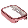 Etui z osłoną ekranu Bizon Case Watch Felipe do Xiaomi Redmi Watch 5 Active, różowe