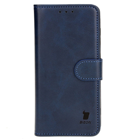 Etui z klapką Bizon Case Pocket do Galaxy S25 / S24, granatowe