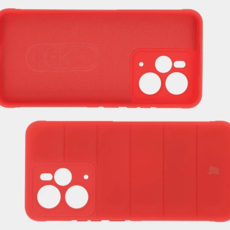 Pancerne etui Bizon Case Tur do Realme 14 5G, czerwone