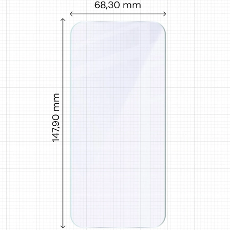Elastyczne szkło hybrydowe Bizon Glass Mule do Vivo X200 FE