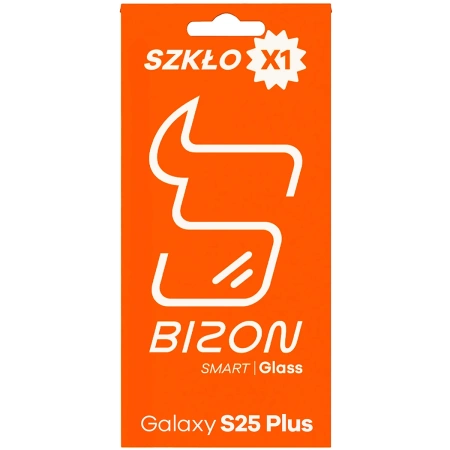 Szkło ochronne 2.5D Bizon Smart Glass do Galaxy S25 Plus, 1 sztuka