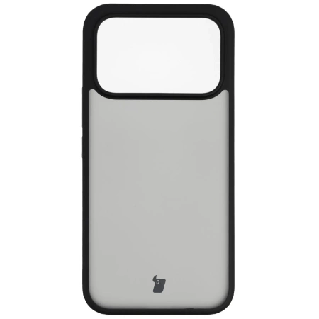 Etui Bizon Case Angelo do Xiaomi POCO F8 Ultra, przydymione z czarną ramką