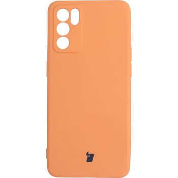 Etui Bizon Case Silicone do Oppo Reno 6 5G, pomarańczowe