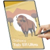 Folia imitująca papier Bizon Film Tab Papirus Duo do Samsung Galaxy Tab S11 Ultra, 2 sztuki