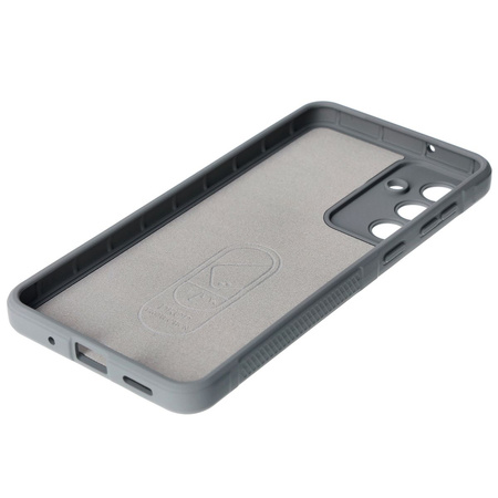 Pancerne etui Bizon Case Tur do Galaxy M55 5G, jasnoszare