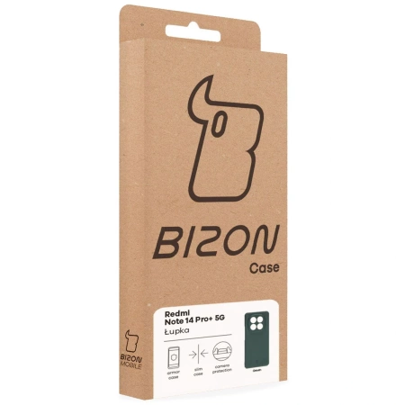 Etui Bizon Case Łupka do Xiaomi Redmi Note 14 Pro Plus 5G, zielone