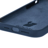 Silikonowe etui Bizon Soft Case do iPhone 15 Plus, ciemnoniebieskie