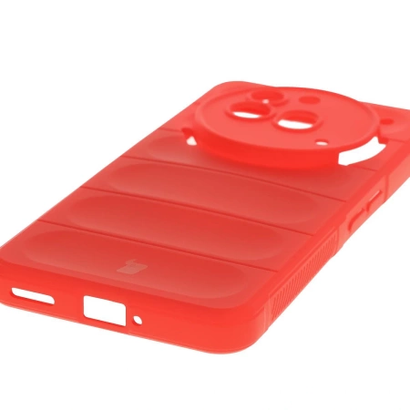 Pancerne etui Bizon Case Tur do Nothing Phone (3a) Pro, czerwone