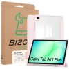 Etui z klapką Bizon Case Tab Clear Matt do Galaxy Tab A11 Plus / A9 Plus, różowe
