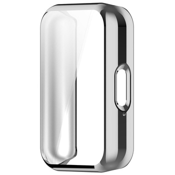 Etui Bizon Case Watch Felipe do Galaxy Fit 3, srebrne