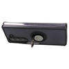 Etui z uchwytem na palec Bizon Case Hybrid Ring do Galaxy Z Fold5, przydymione z czarną ramką