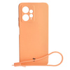 Etui Bizon Case Silicone do Xiaomi Redmi Note 12 4G, pomarańczowe