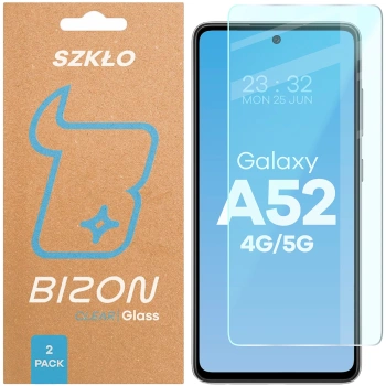 Szkło hartowane Bizon Glass Clear Duo do Galaxy A52, 2 sztuki