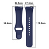 Pasek Bizon Strap Watch Dots do Xiaomi Redmi Watch 3 Active, granatowy