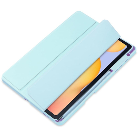 Etui Bizon Case Tab Clear Matt do Samsung Galaxy Tab S6 Lite 2024/2022/2020, błękitne