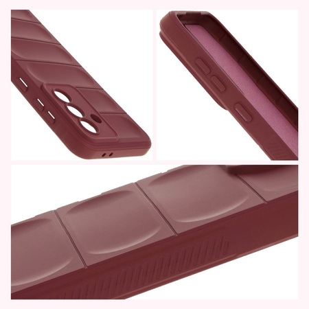 Pancerne etui Bizon Case Tur do Galaxy A36 5G / Galaxy A56 5G, burgundowe