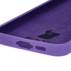 Silikonowe etui Bizon Soft Case do Galaxy S24 FE, fioletowe
