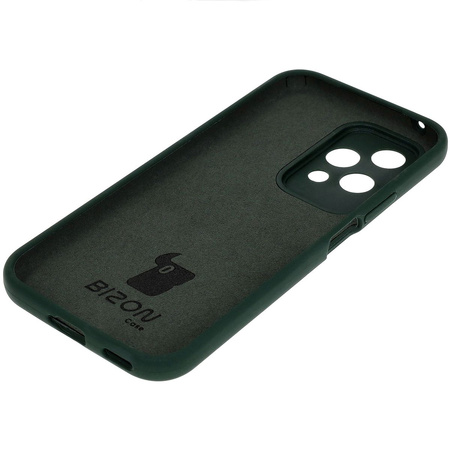 Silikonowe etui Bizon Soft Case do Honor 200 Lite, ciemnozielone