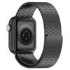 Pasek ze stali nierdzewnej Bizon Strap Watch Titanium do Apple Watch 44/45/46/49 mm, czarny