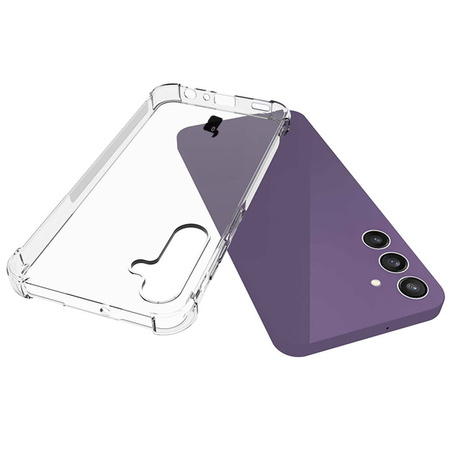 Elastyczne etui Bizon Case Salpa do Galaxy A25 5G, przezroczyste