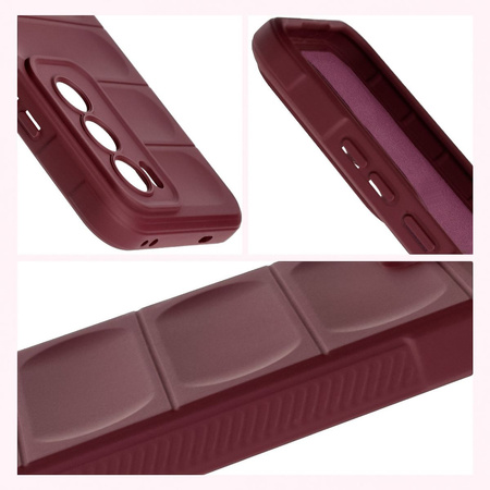 Pancerne etui Bizon Case Tur do Oppo Reno 12 Pro, burgundowe
