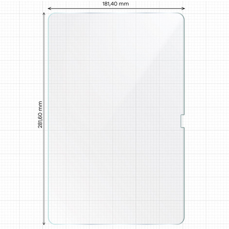 Folia imitująca papier Bizon Film Tab Papirus Duo do Galaxy Tab S10 Plus/S9 FE Plus/S9 Plus/S8 Plus/S7 Plus/S7 FE, 2 sztuki