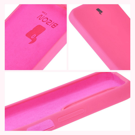 Silikonowe etui Bizon Soft Case do Realme Note 50 / Realme C53 / C51, neonowo-różowe