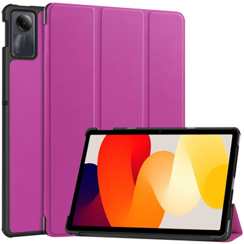 Etui Bizon Case Tab Croc do Xiaomi Redmi Pad SE, fioletowe