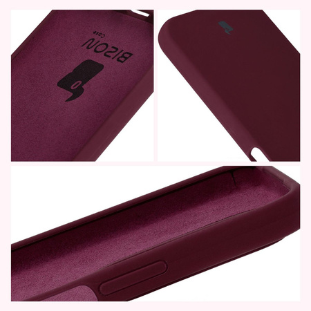 Silikonowe etui Bizon Soft Case do Honor 200 Lite, ciemnofioletowe