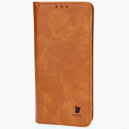 Etui z klapką Bizon Case Pocket Pro do Motorola Moto G54 5G, brązowe