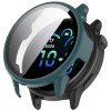 Etui ze szkłem do zegarka Bizon Case+Glass Watch do Garmin Vivoactive 6, zielone