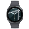 Szkło hybrydowe Bizon Glass Watch Edge Hybrid dla Galaxy Watch 8 44 mm, czarne
