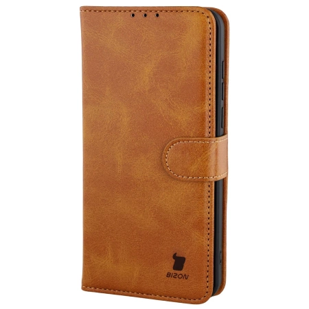 Etui z klapką Bizon Case Pocket do OnePlus Nord 5, brązowe