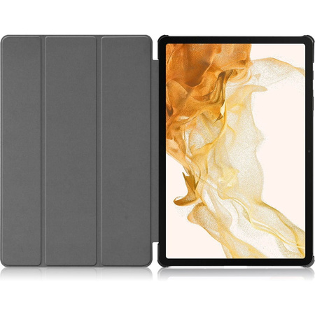 Etui Bizon Case Tab Croc do Galaxy Tab S8 Plus / S7 Plus, granatowe