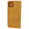 Etui z klapką Bizon Case Pocket do iPhone 15 Plus, brązowe