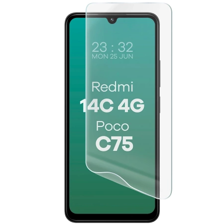 Folia hydrożelowa na ekran Bizon Glass Hydrogel Front do Xiaomi Redmi 14C 4G / POCO C75, 1 sztuka